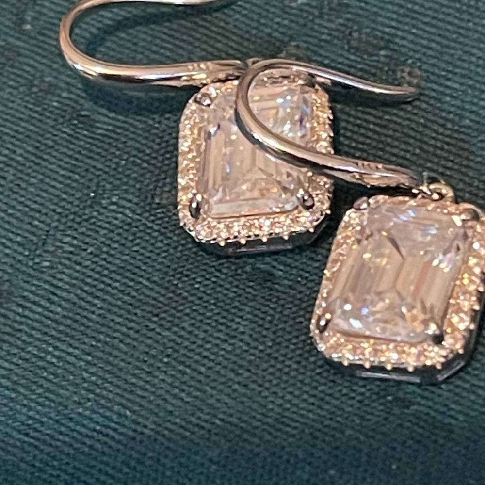 Radiant Silver Crystal Earrings
